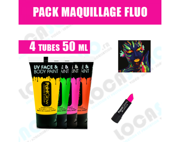 Vente de maquillage fluo à Lyon chez locasono