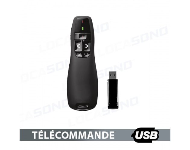 Telecommande Ordinateur Powerpoint,2.4Ghz USB Télécommande Powerpoint  Pointeur S