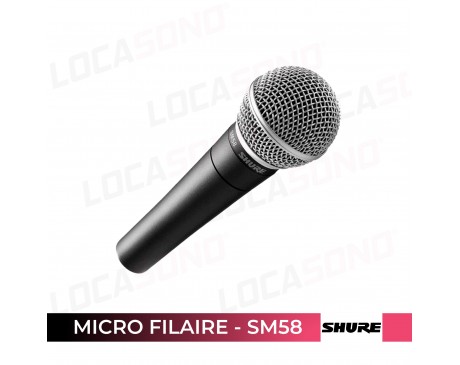 location micro sans fil sm58 shure